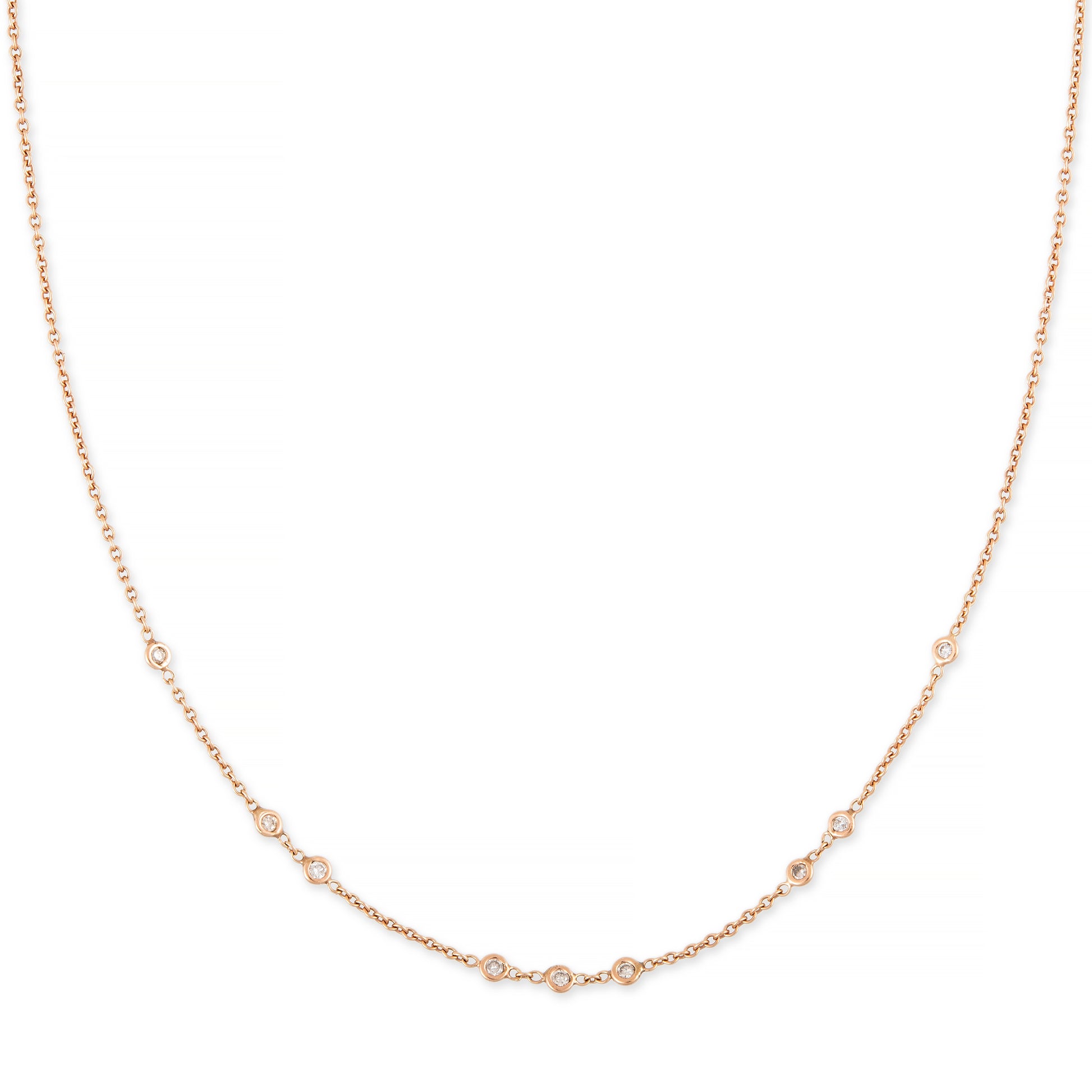 3x2x1 Diamond Choker Necklace