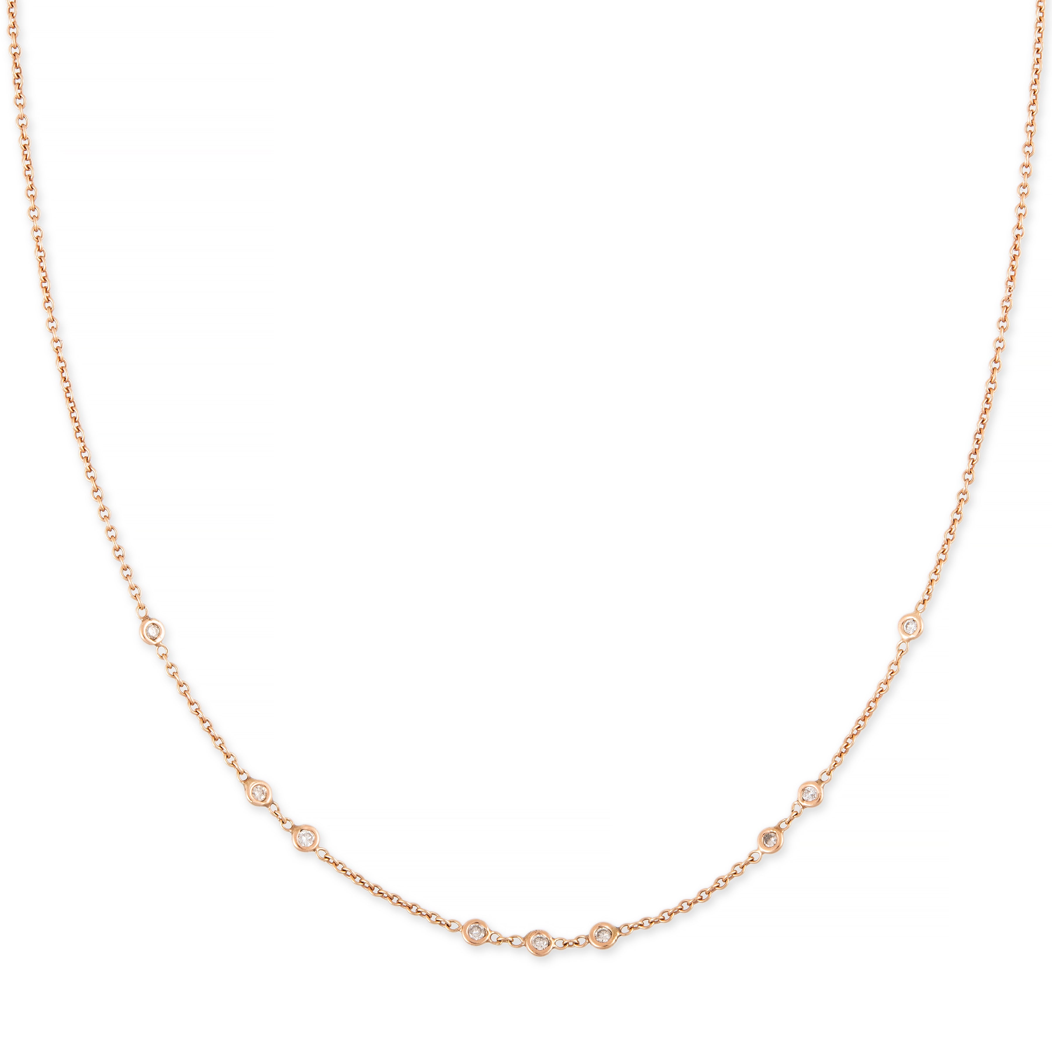 3x2x1 Diamond Choker Necklace