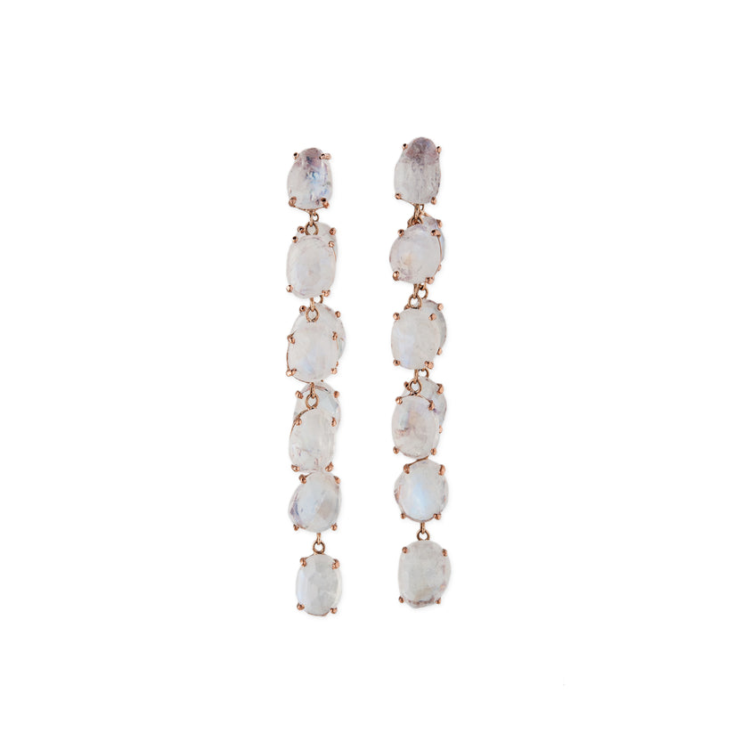 FREEFORM MOONSTONE FRONT + BACK DROP STUDS