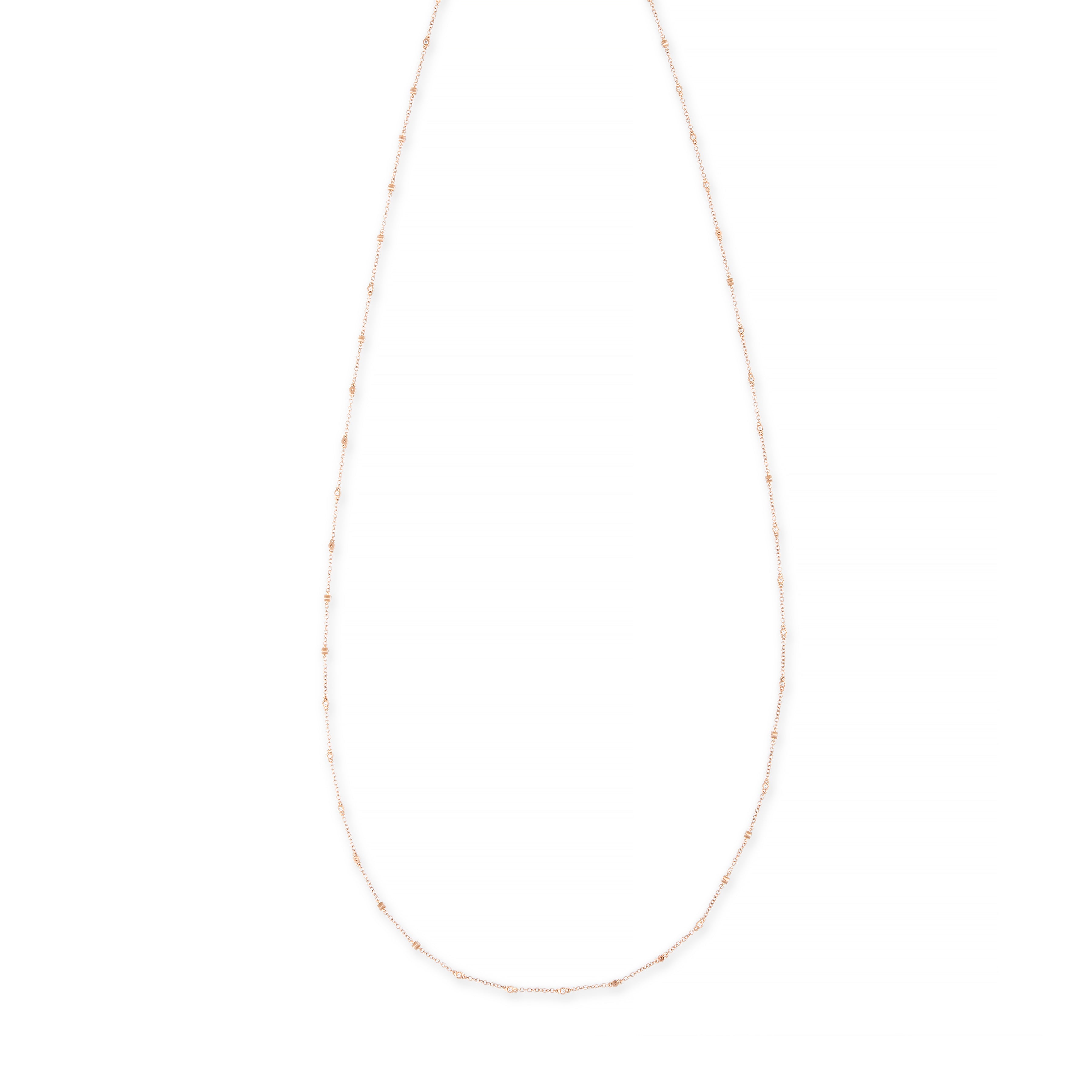 TINY DIAMOND BEZEL NECKLACE