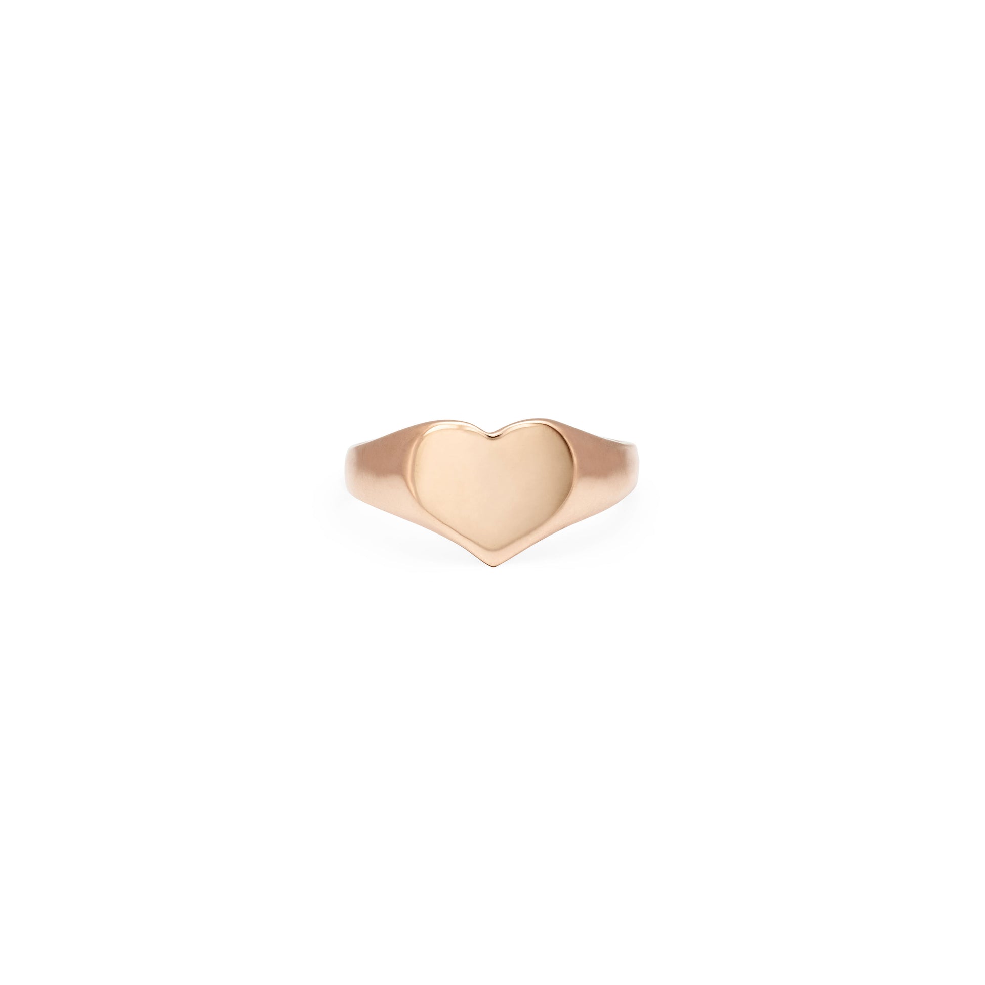 Personalized Heart Signet Ring