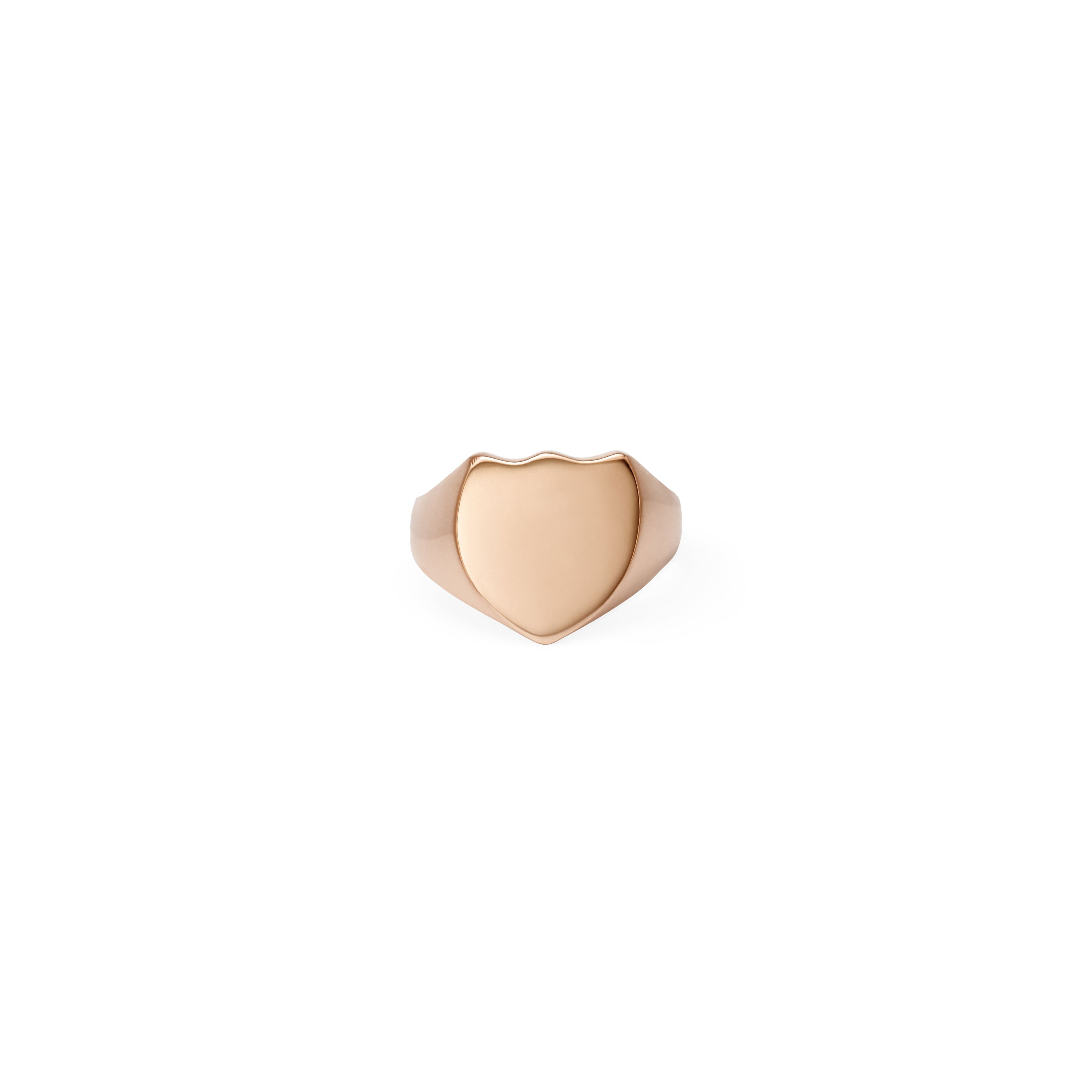 Personalized Shield Signet Ring