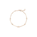 Single Diamond Sophia Smooth Bar Bracelet