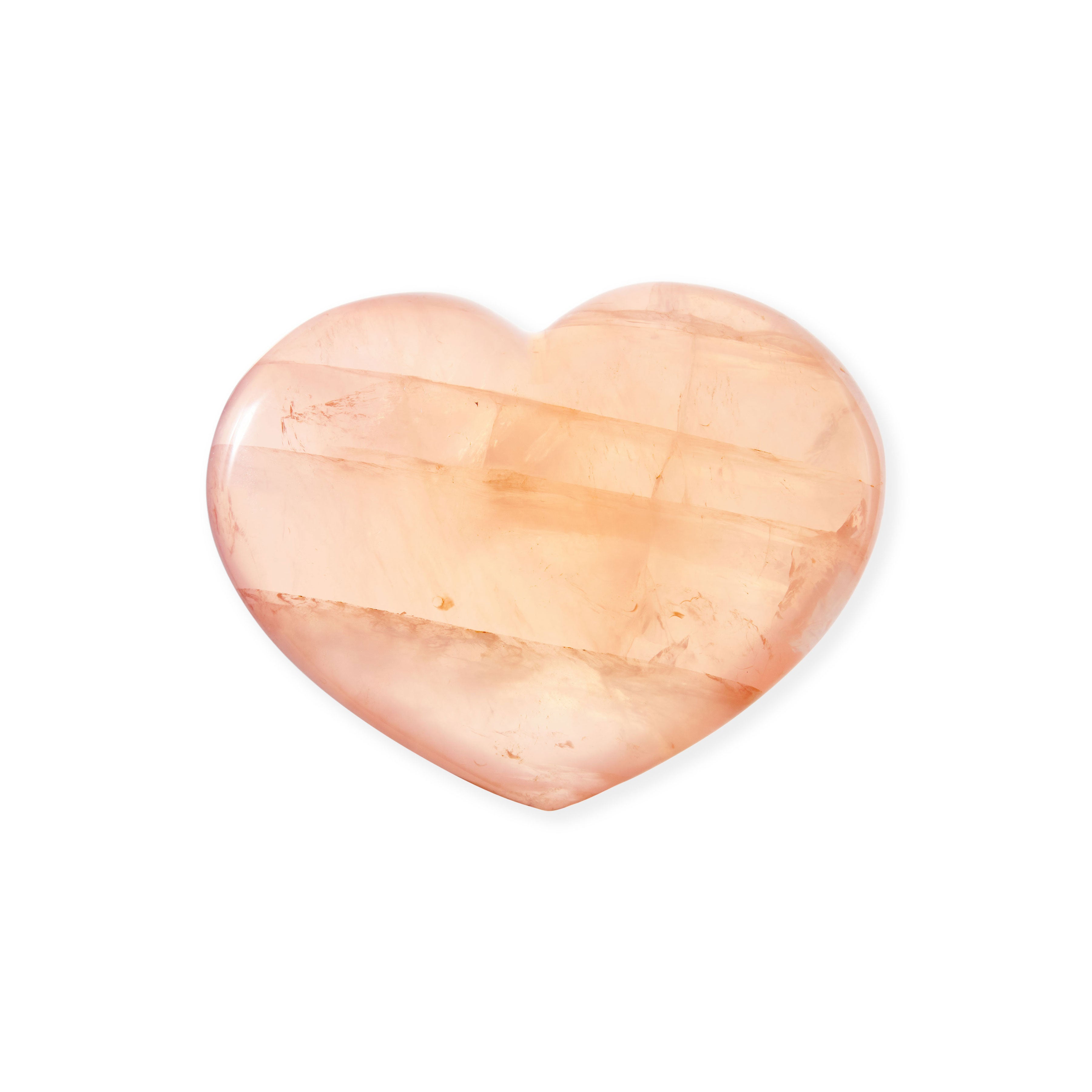 Rose Quartz Heart Crystal