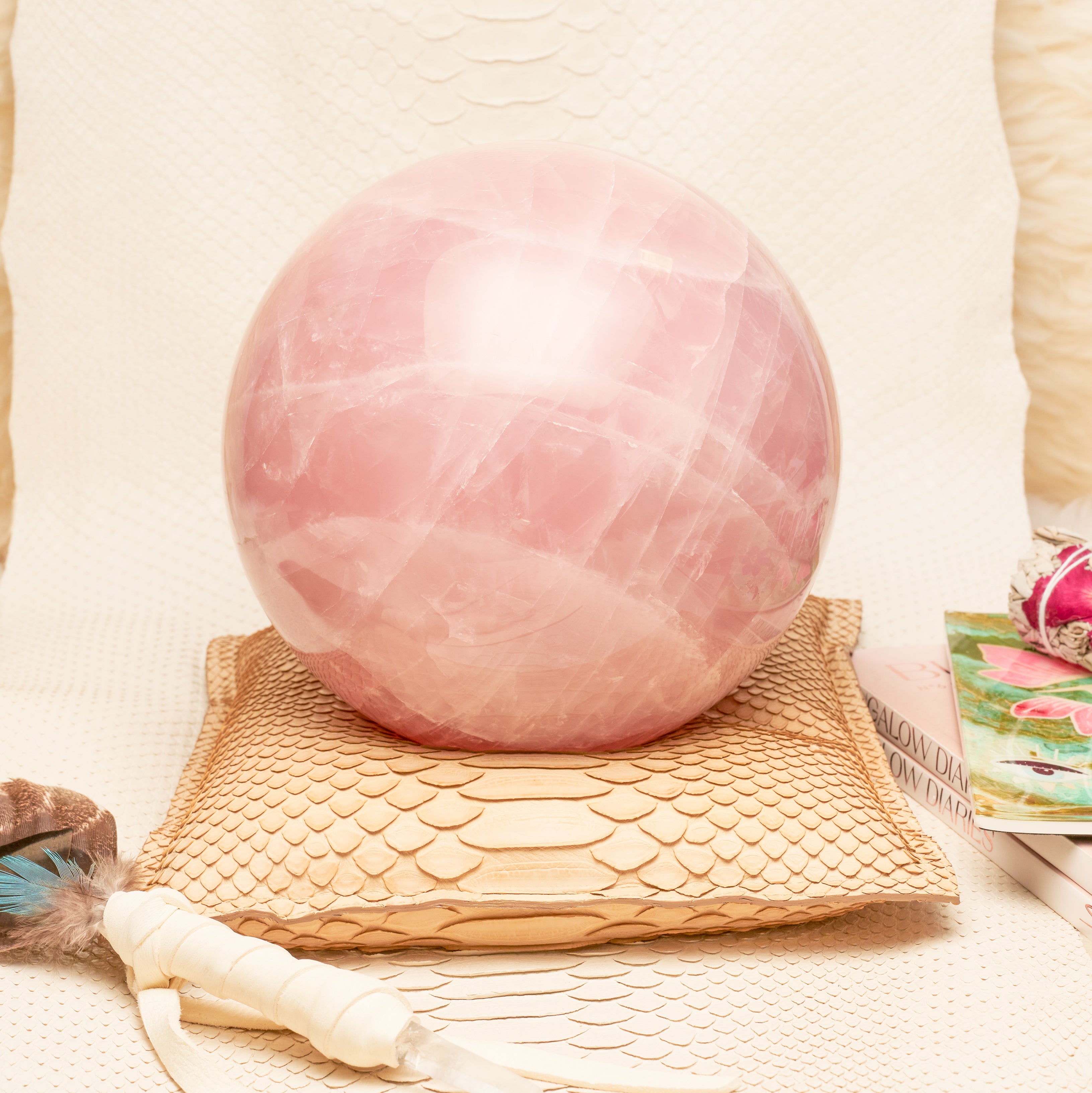 ROSE QUARTZ SPHERE