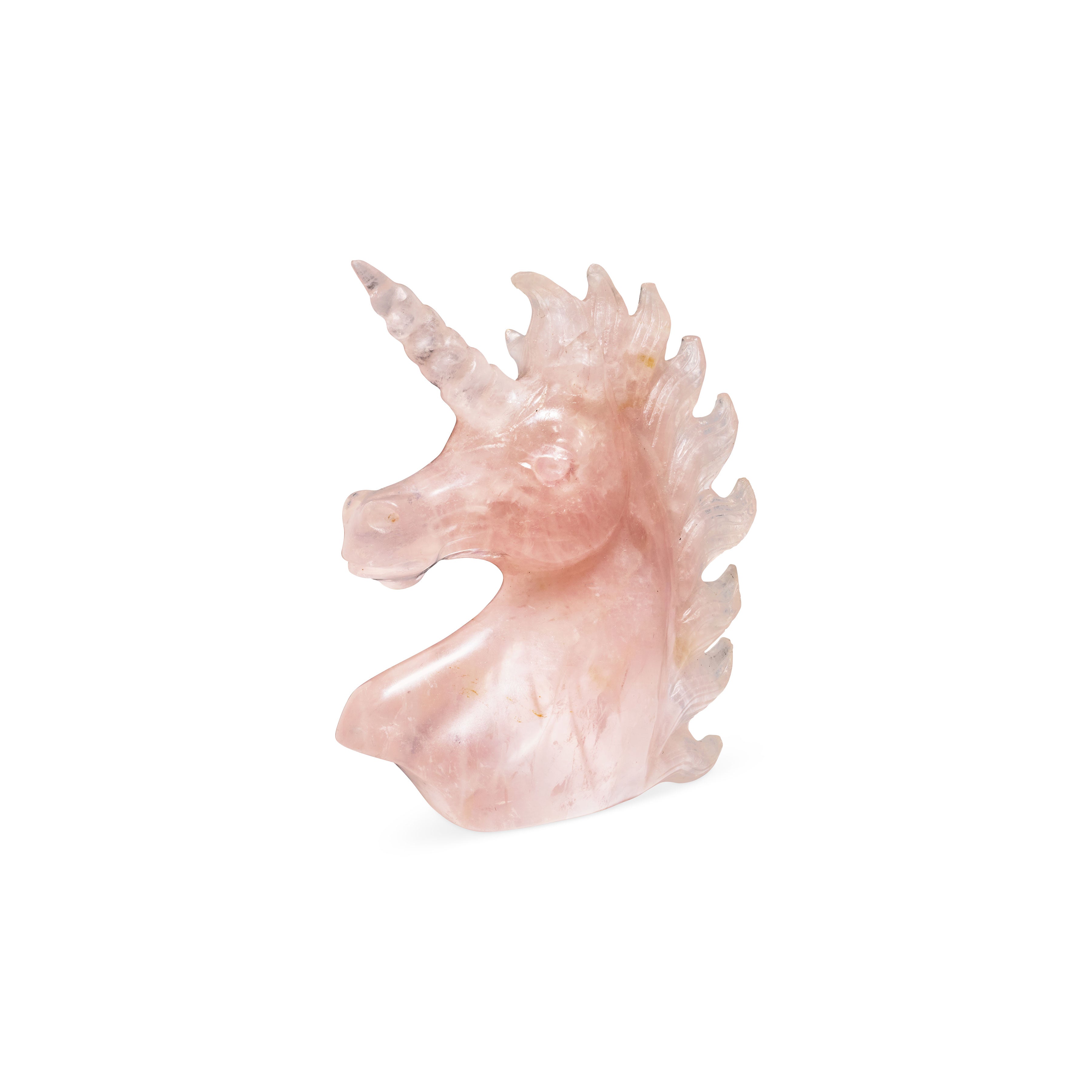 Rose Quartz Unicorn Crystal
