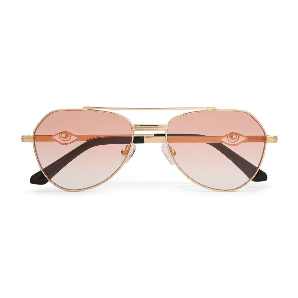 Sacred Gaze Aviator Morganite Sunglasses