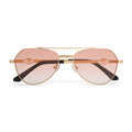 Sacred Gaze Aviator Morganite Sunglasses