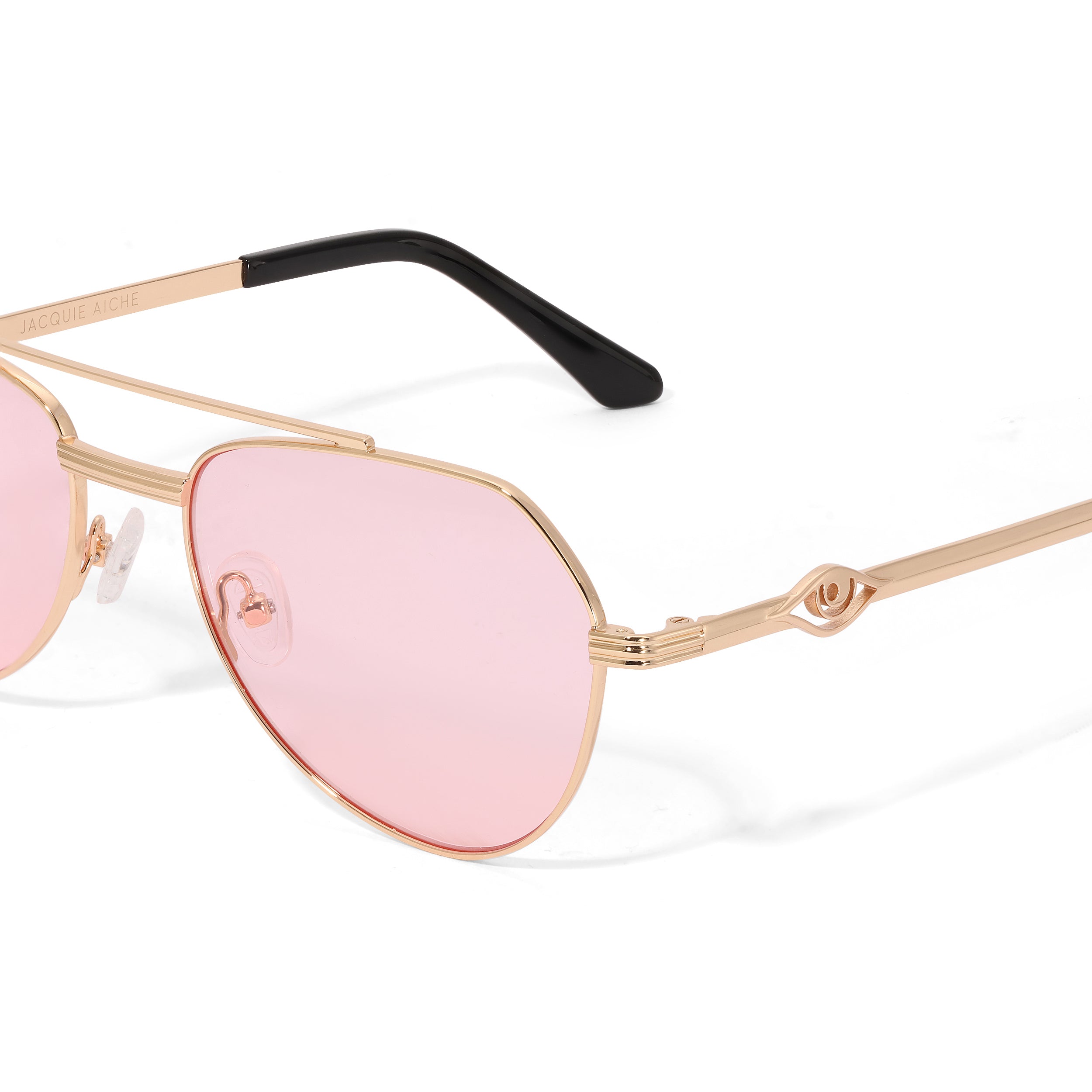 Sacred Gaze Aviator Pink Tourmaline Sunglasses