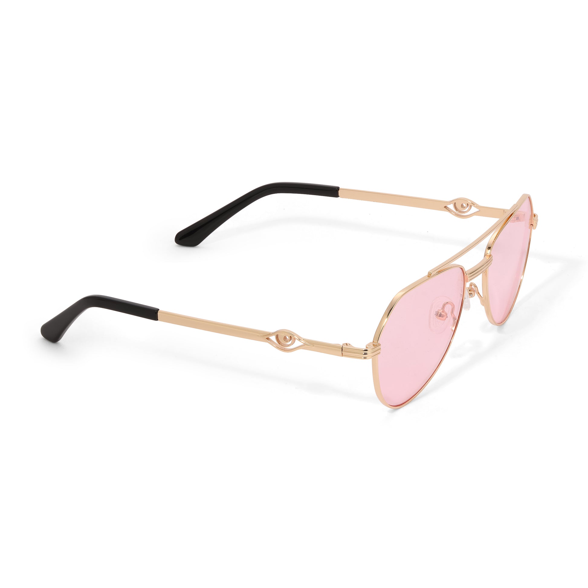 Sacred Gaze Aviator Pink Tourmaline Sunglasses