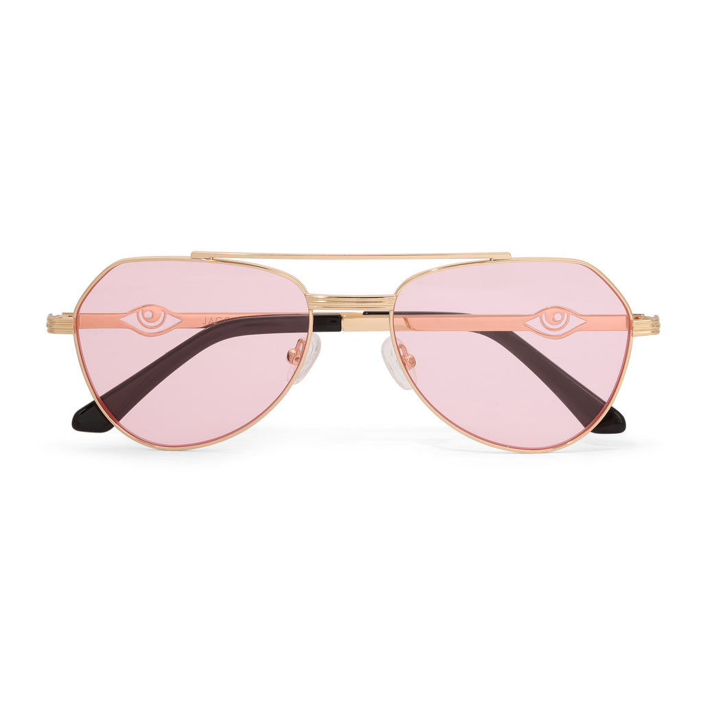 Sacred Gaze Aviator Pink Tourmaline Sunglasses