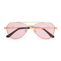 Sacred Gaze Aviator Pink Tourmaline Sunglasses