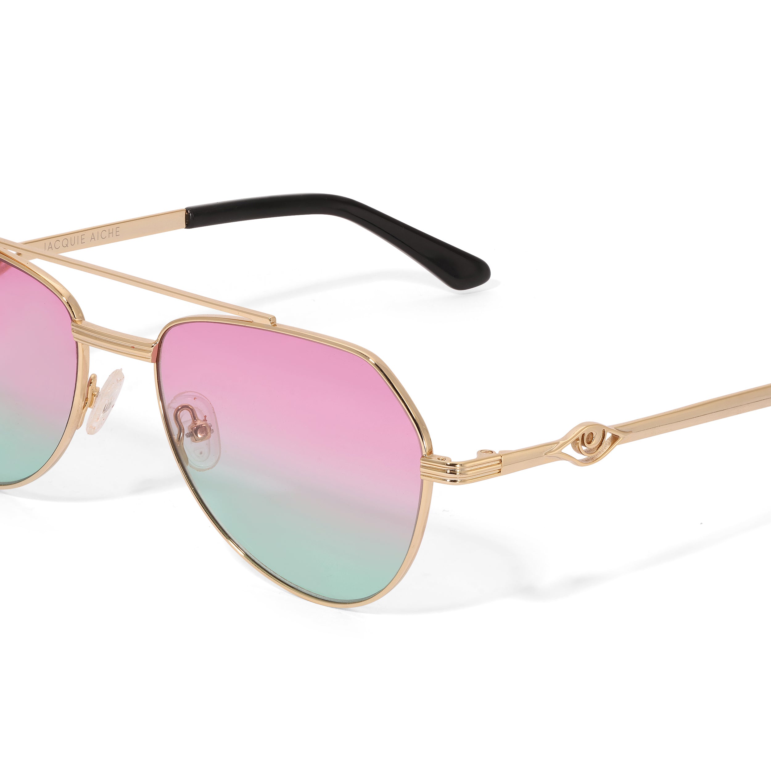 Sacred Gaze Aviator Watermelon Tourmaline Sunglasses