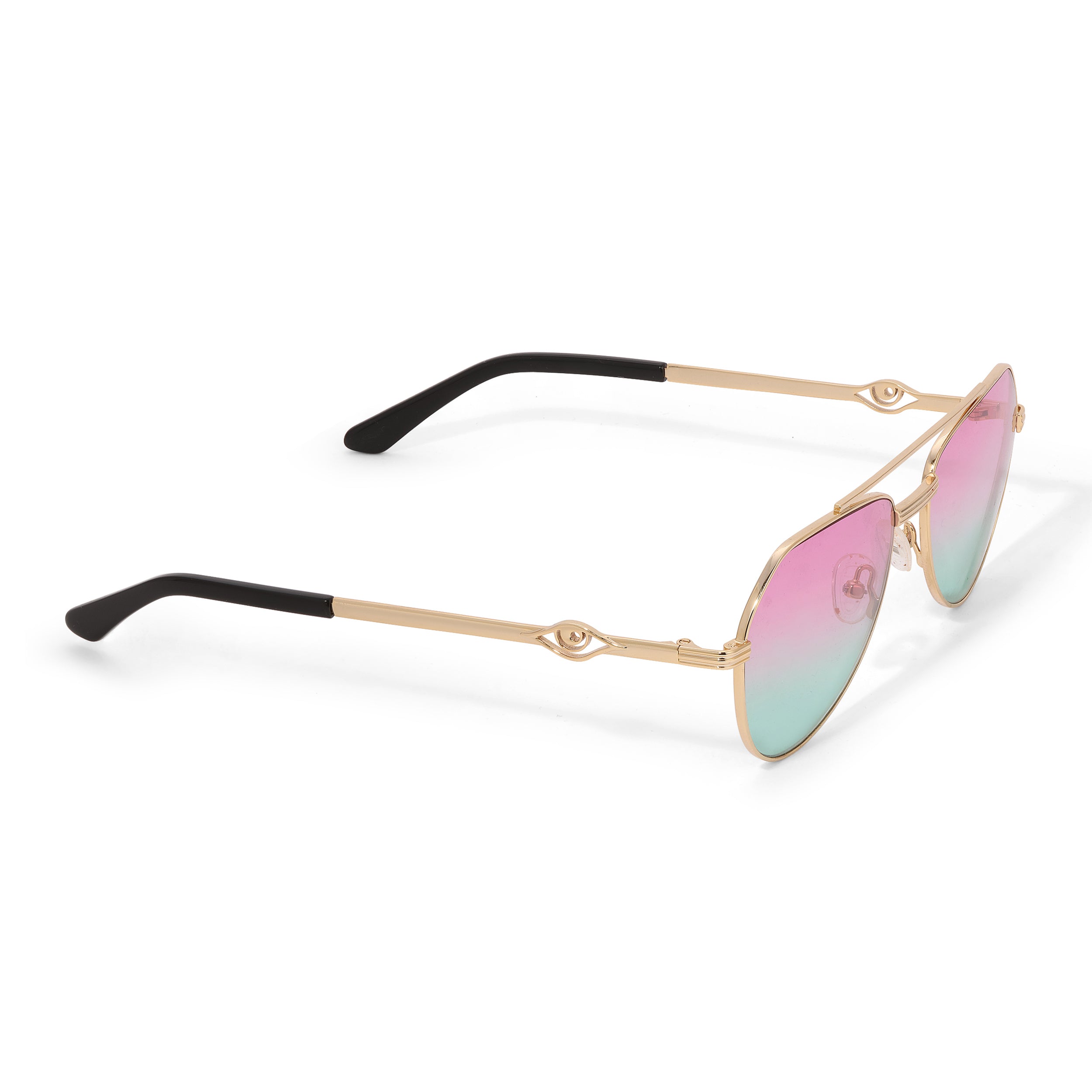 Sacred Gaze Aviator Watermelon Tourmaline Sunglasses