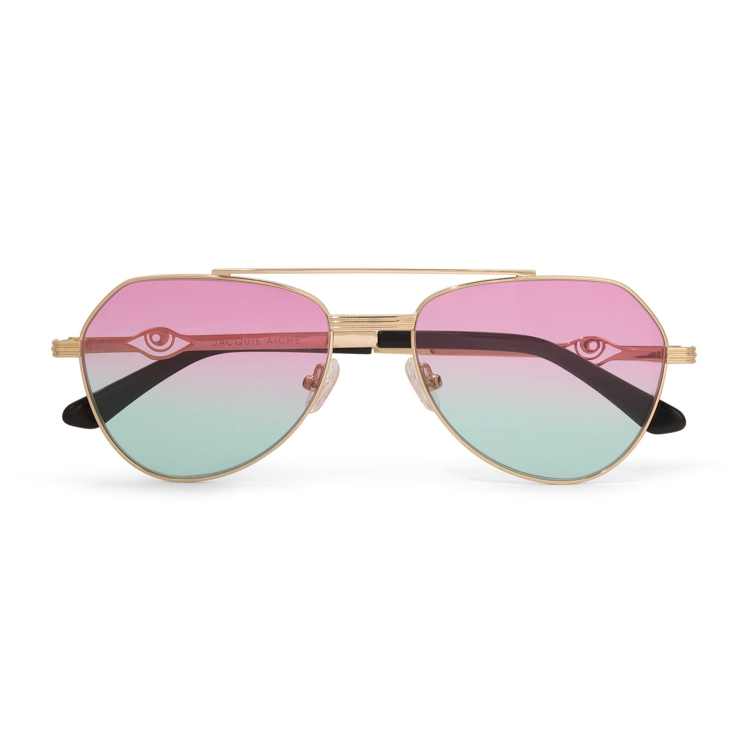 Sacred Gaze Aviator Watermelon Tourmaline Sunglasses