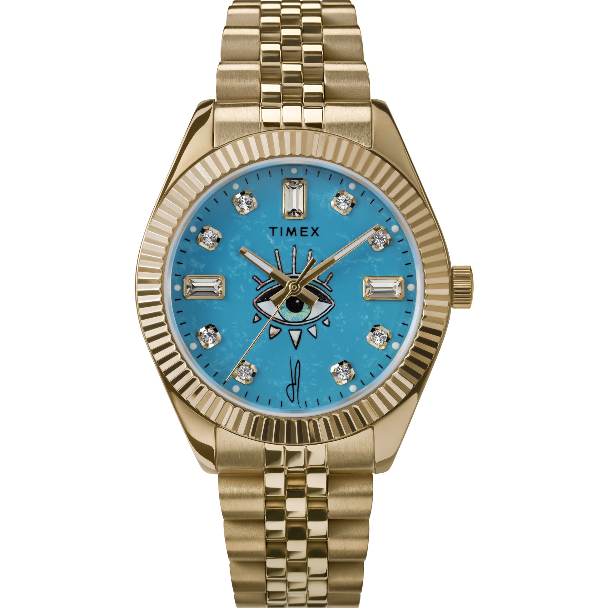 TIMEX X JA LEGACY INTUITION WATCH TURQUOISE