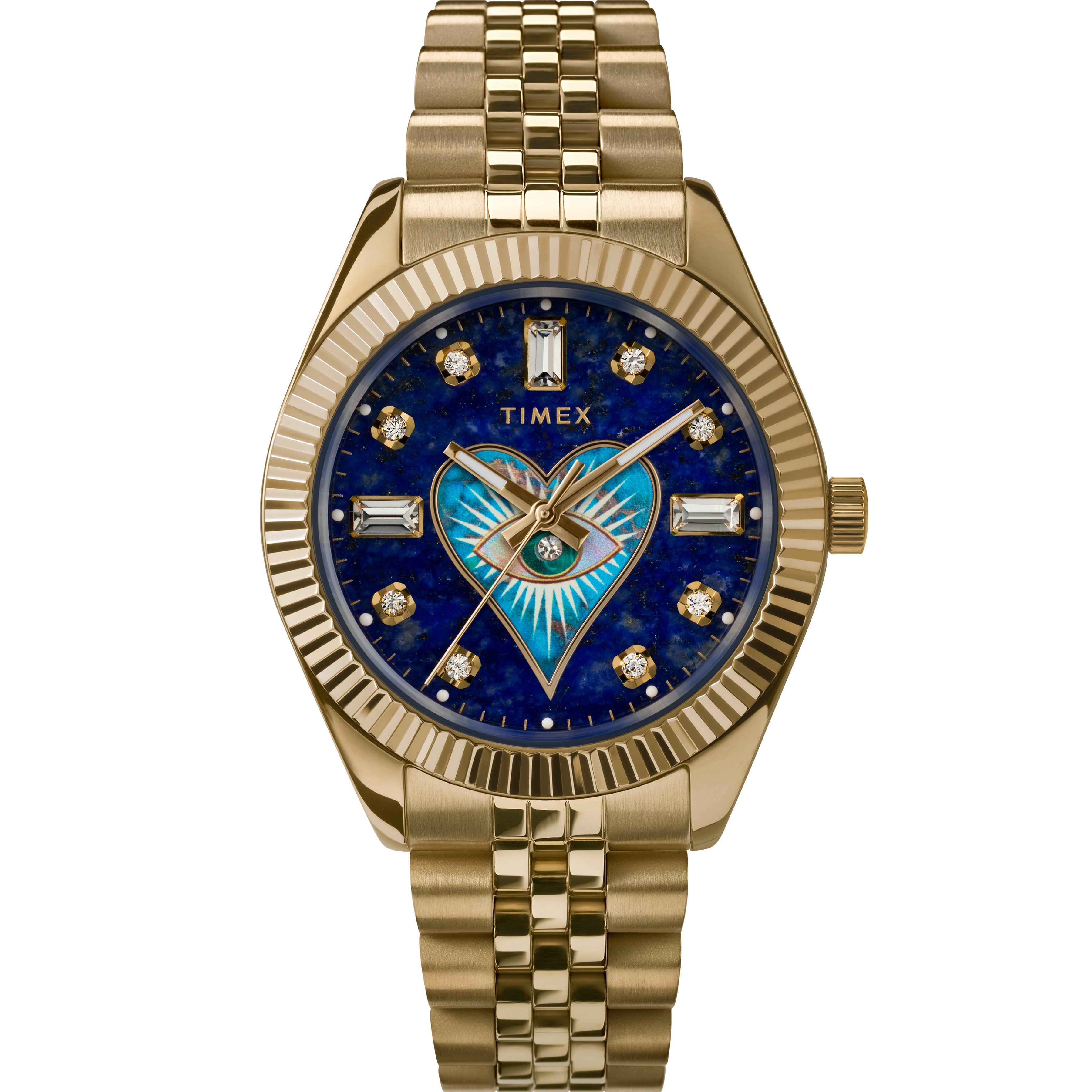TIMEX X JA LEGACY LAPIS TRIBE EYE HEART WATCH