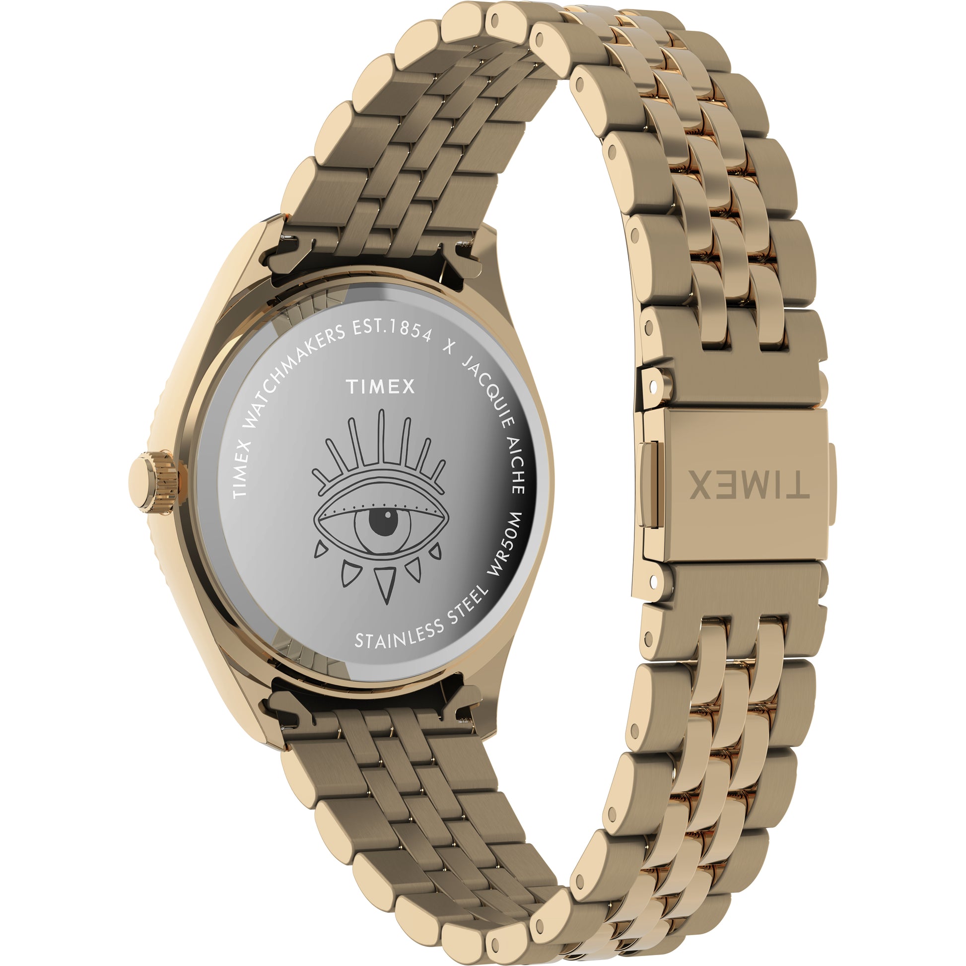 TIMEX X JA LEGACY ALLURE WATCH GOLD SUNRAY