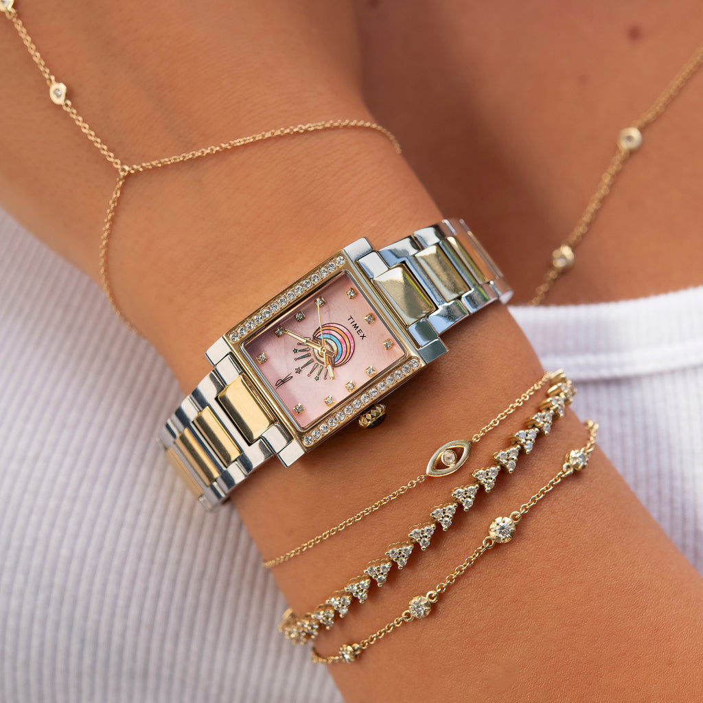 Timex x Jacquie Aiche Éclat Watch Rose Quartz