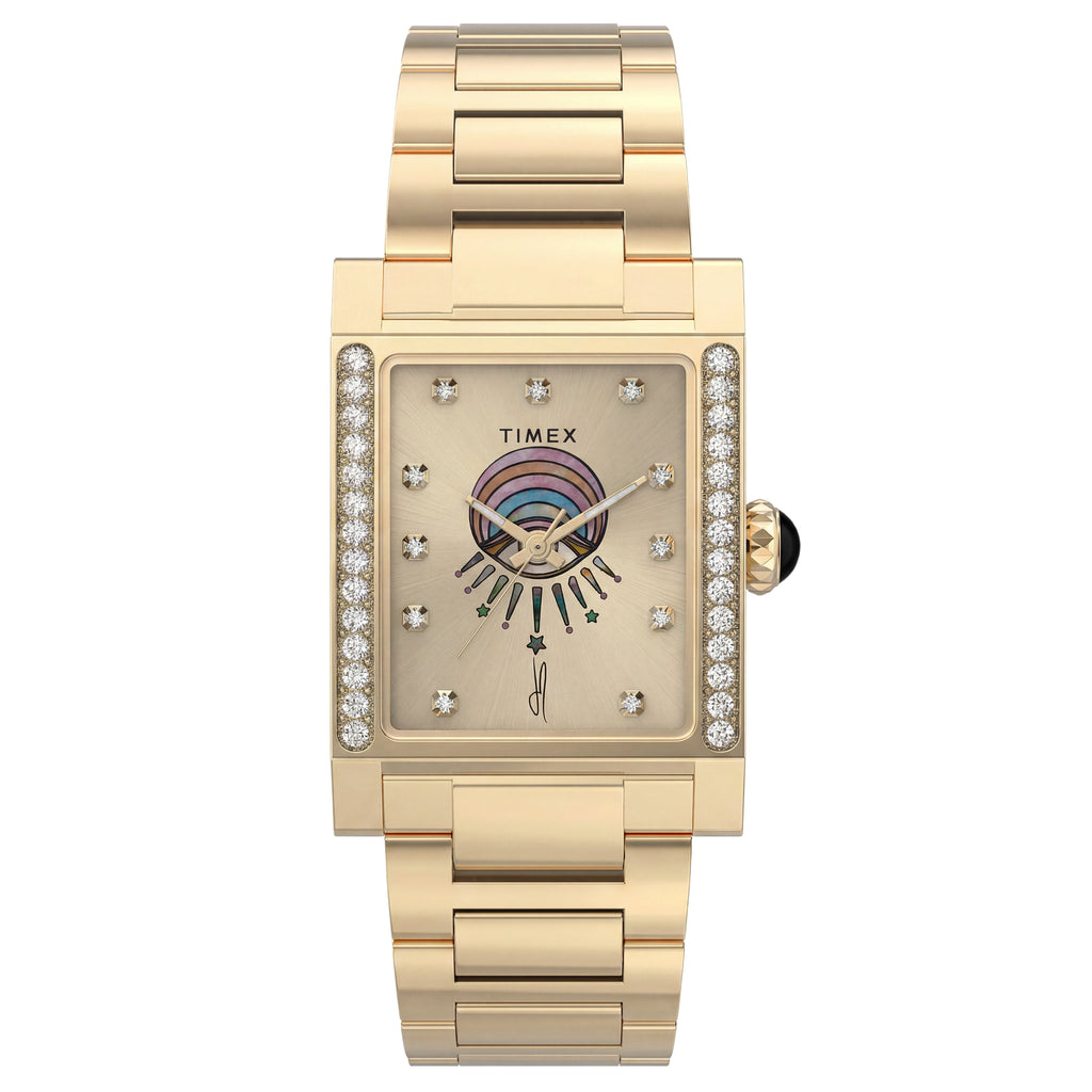 Timex x Jacquie Aiche Éclat Watch Gold Sunray