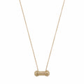 Etched Tube Vessel Necklace