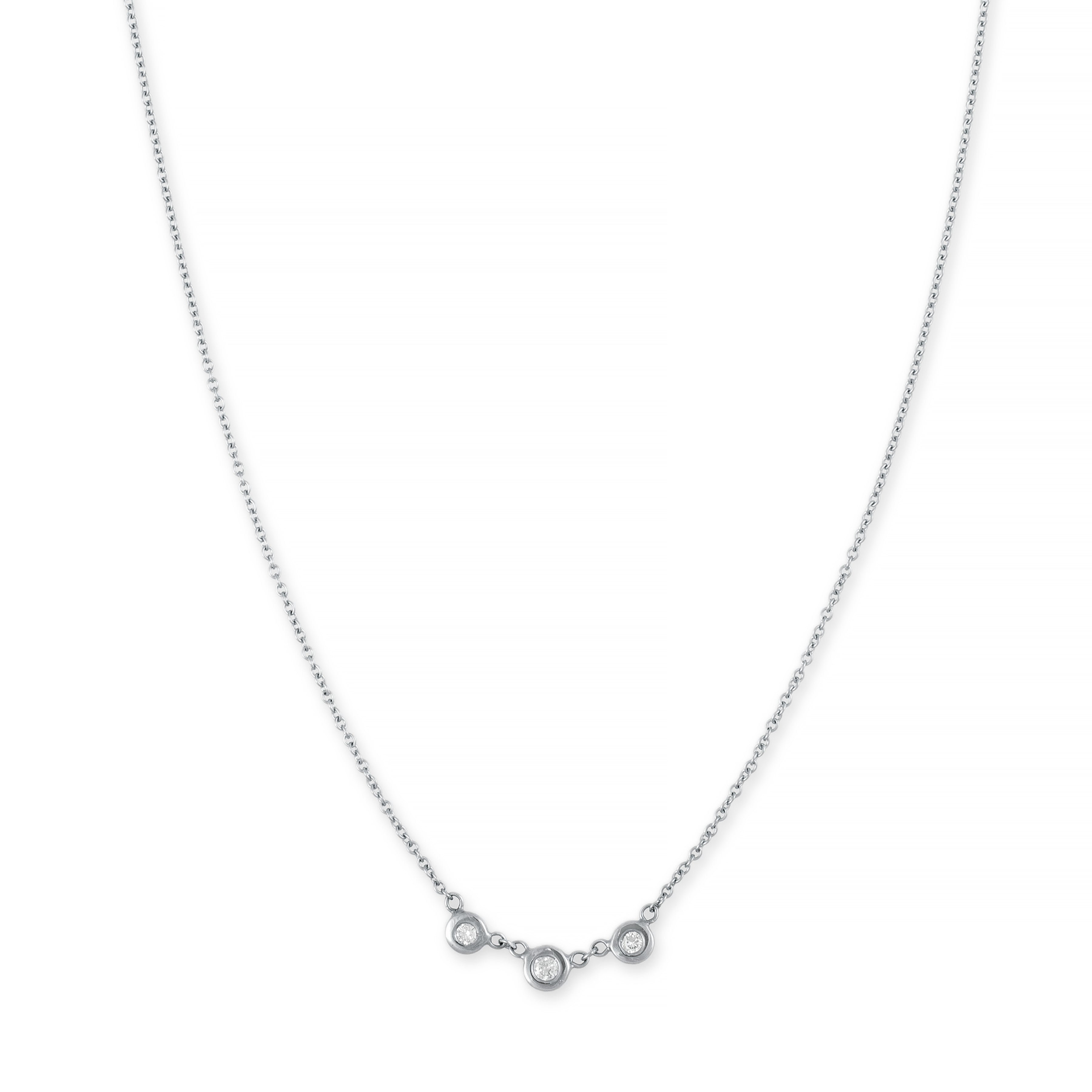 3 Diamond Emily Necklace
