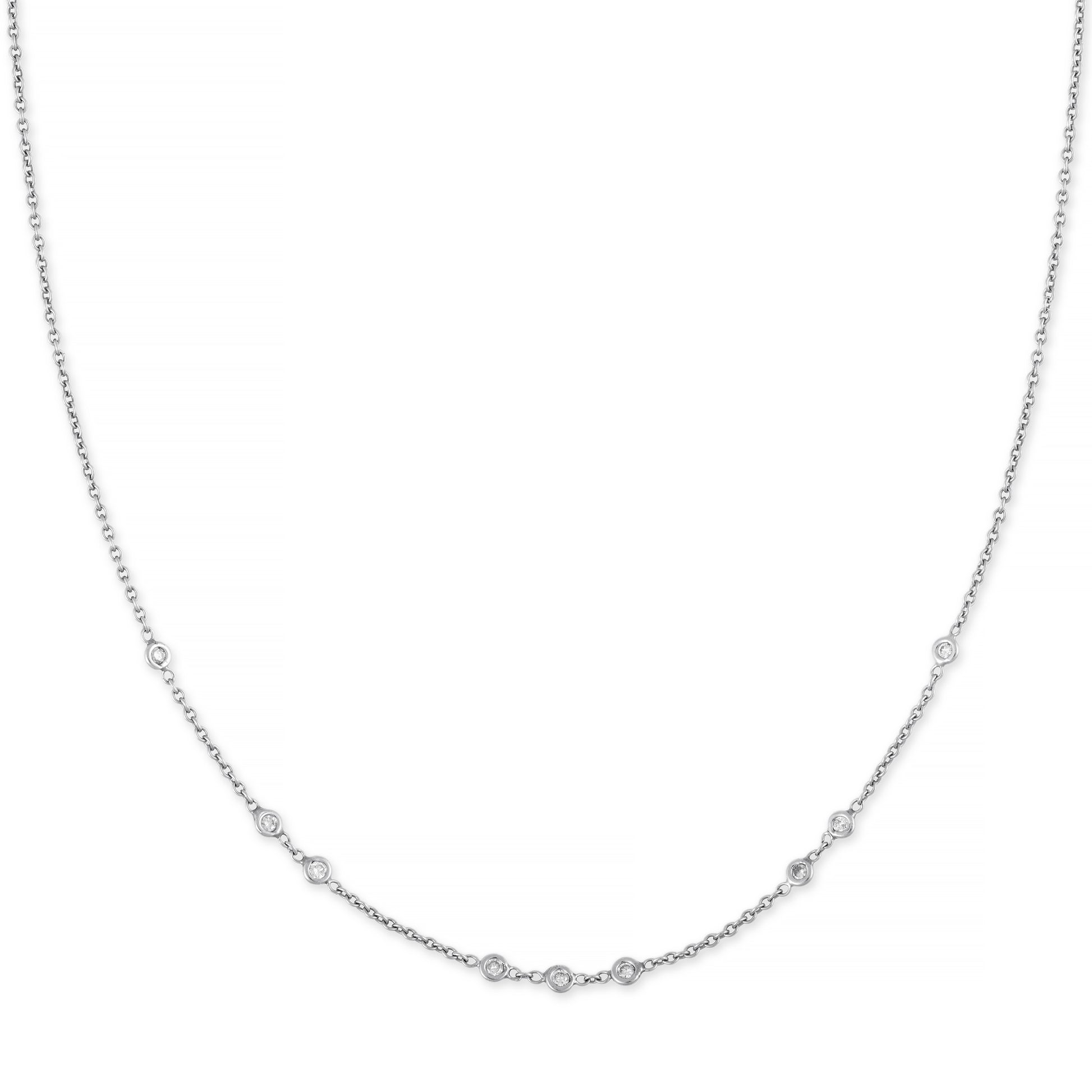 3x2x1 Diamond Choker Necklace
