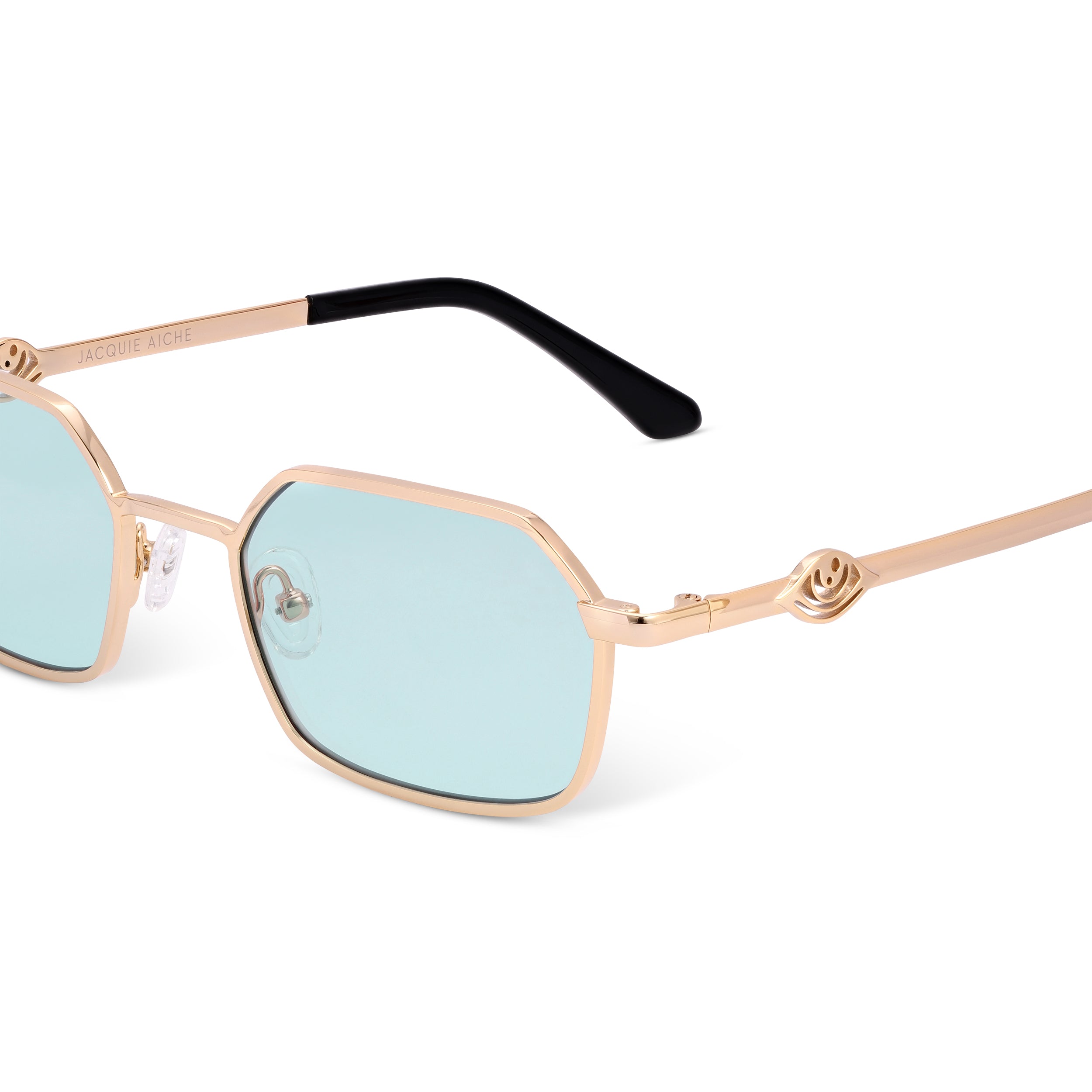 Sacred Gaze Aquamarine Sunglasses – Jacquie Aiche