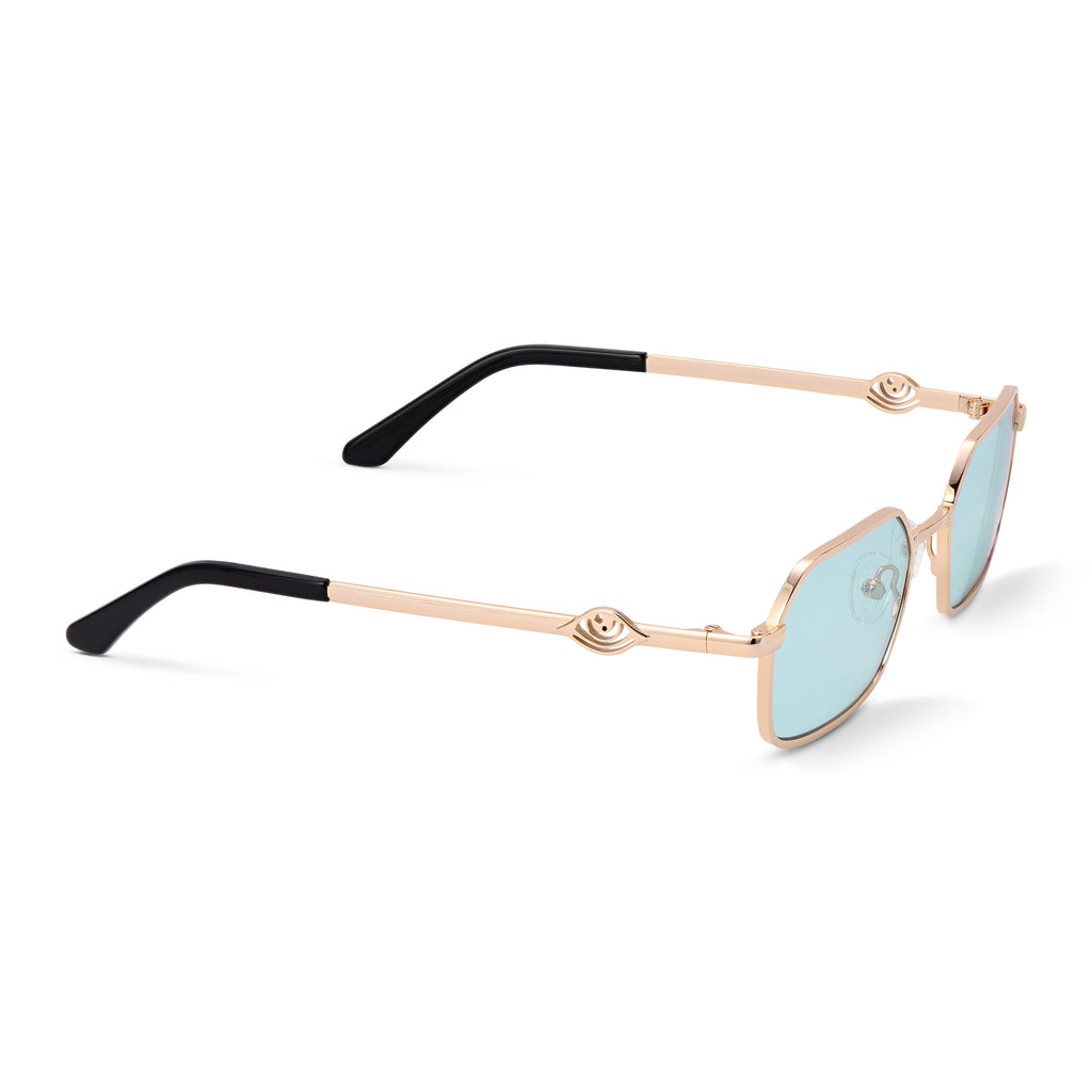 Sacred Gaze Aquamarine Sunglasses