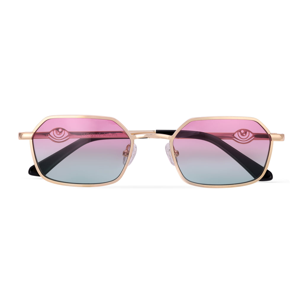 Sacred Gaze Two Tone Watermelon Tourmaline Sunglasses