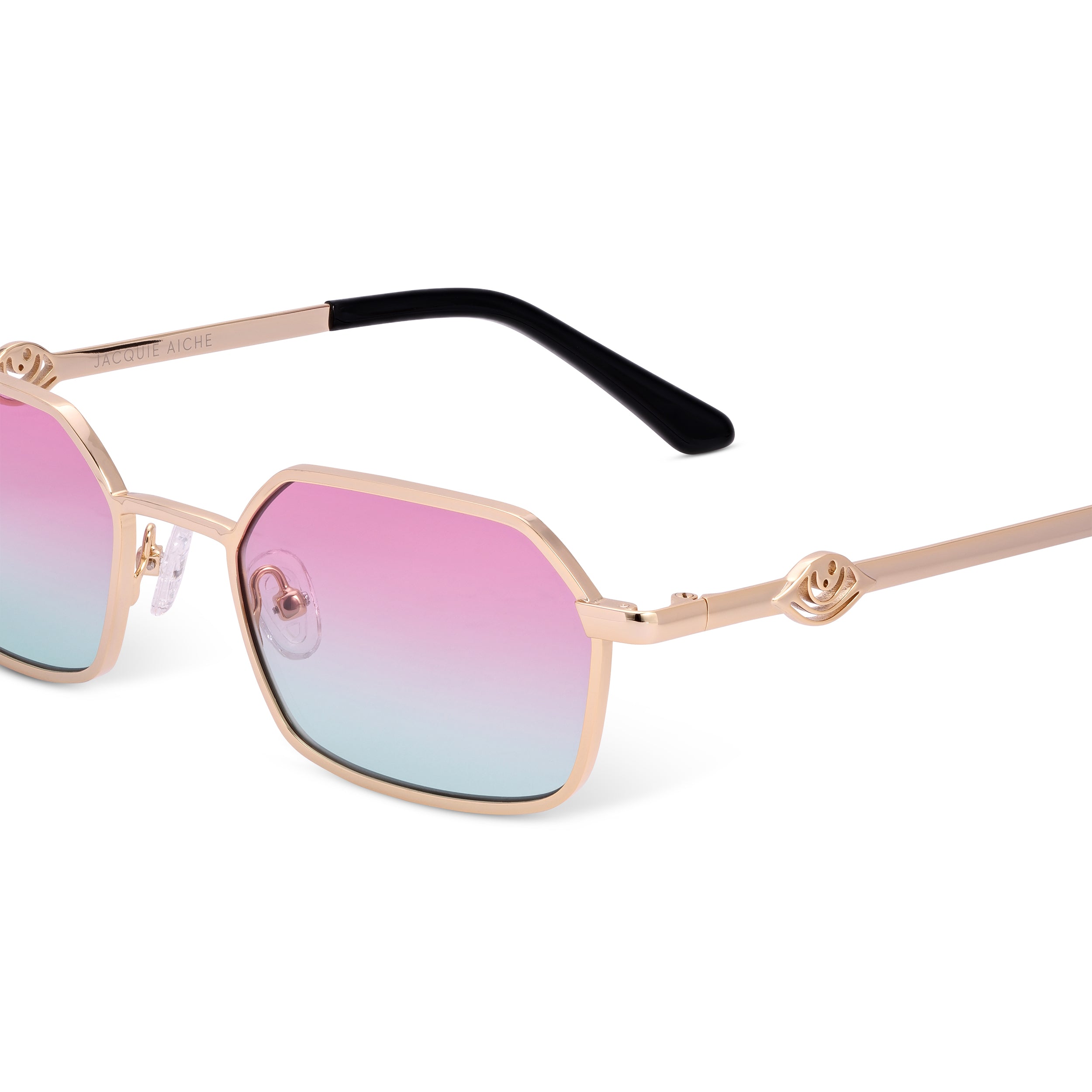 Sacred Gaze Two Tone Watermelon Tourmaline Sunglasses