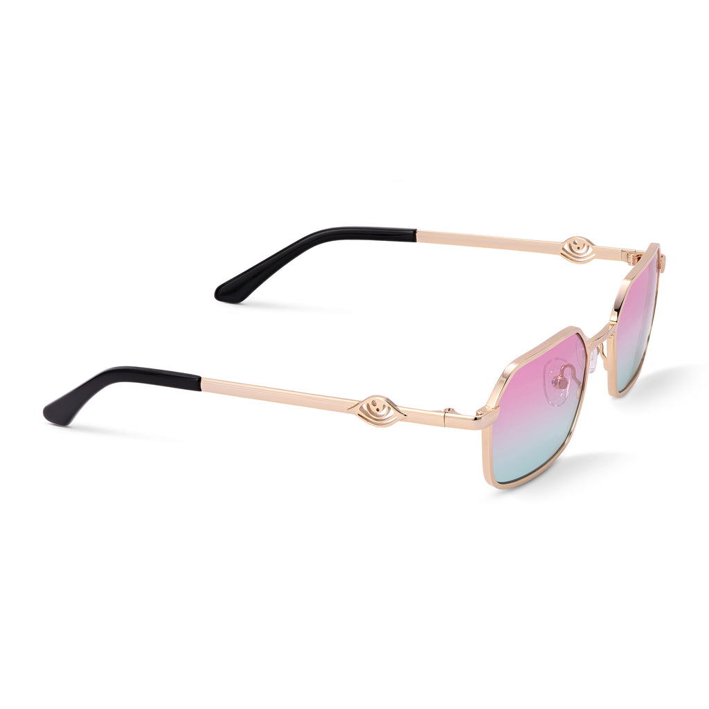 Sacred Gaze Two Tone Watermelon Tourmaline Sunglasses