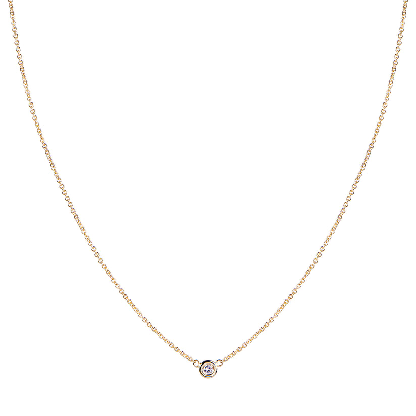 1 DIAMOND ROUND NECKLACE