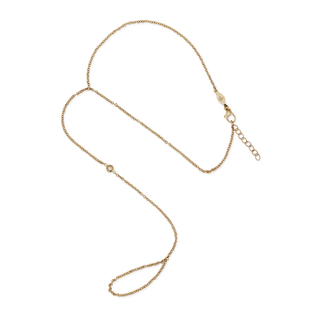 1 Diamond Toe Anklet