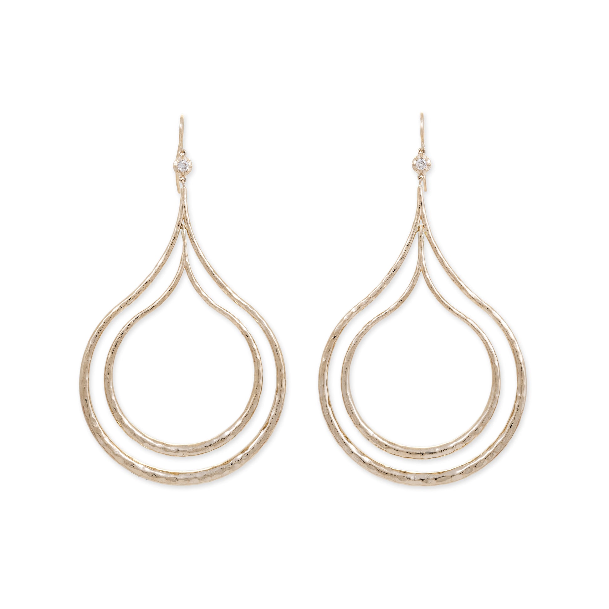 SOPHIA DIAMOND ARABIAN HOOP EARRINGS