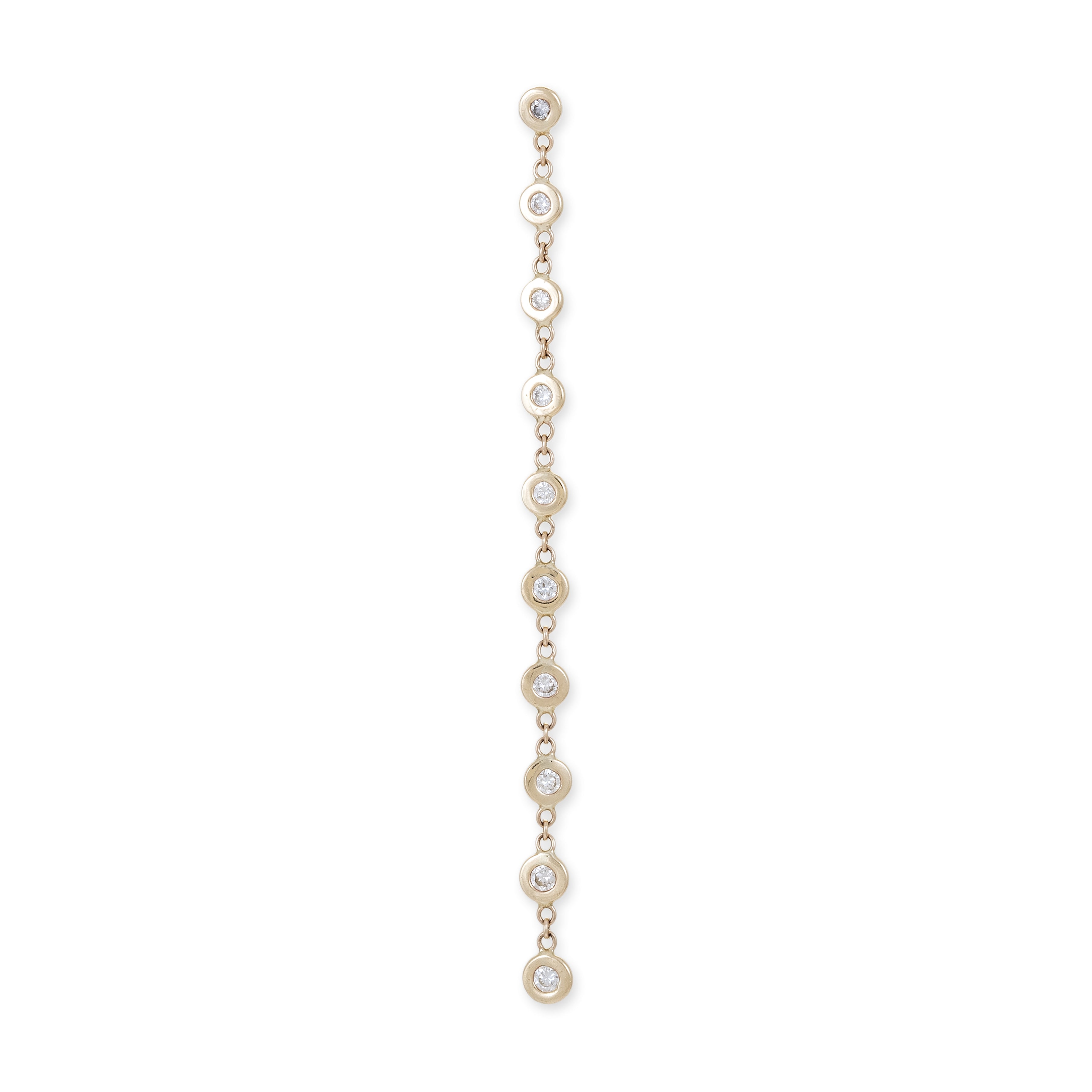 10 Diamond Drop Stud Earring