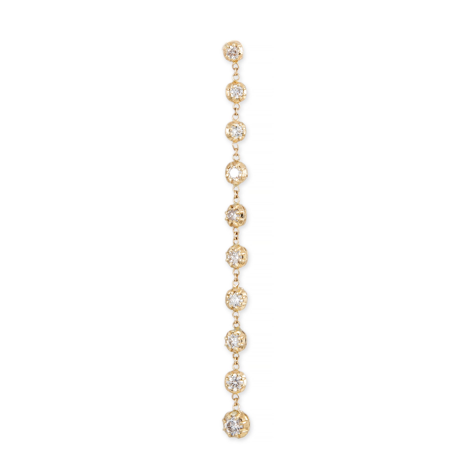10 ROUND SOPHIA DIAMOND DROP STUD