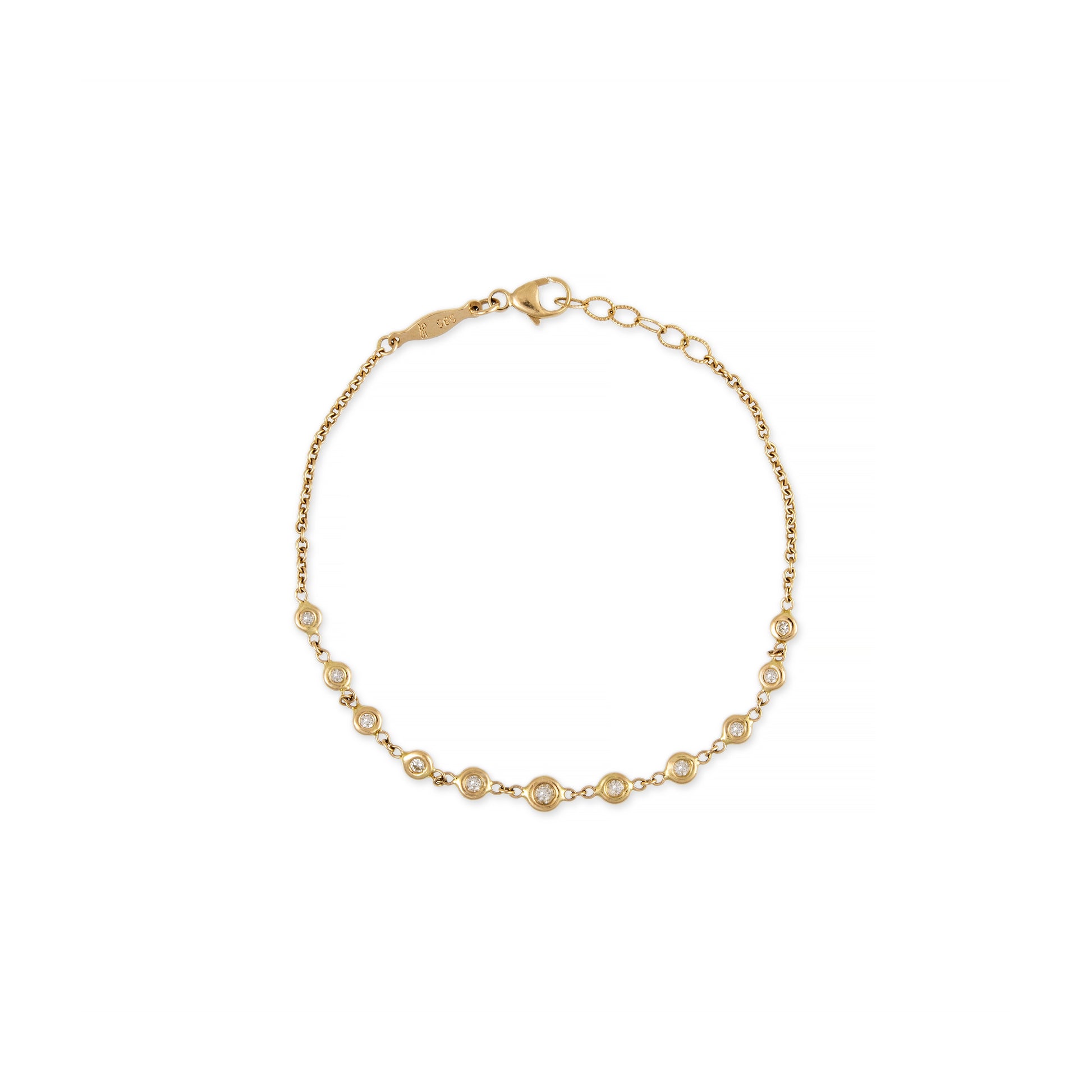 11 Graduated Diamond Emily Bracelet