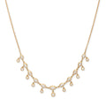Graduated Round + Marquise Diamond Sophia Shaker Necklace