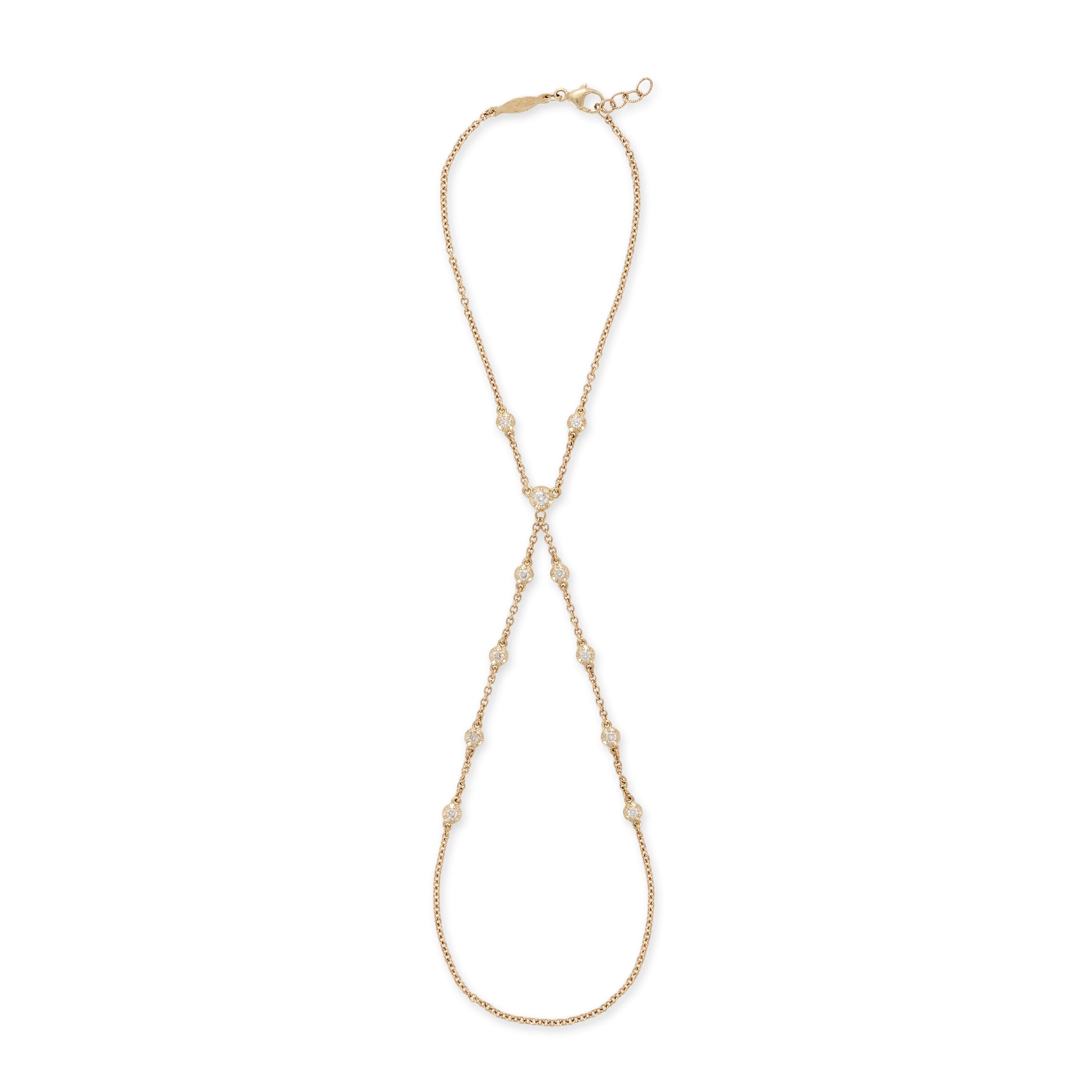 11 Sophia Diamond Double Stem Finger Bracelet