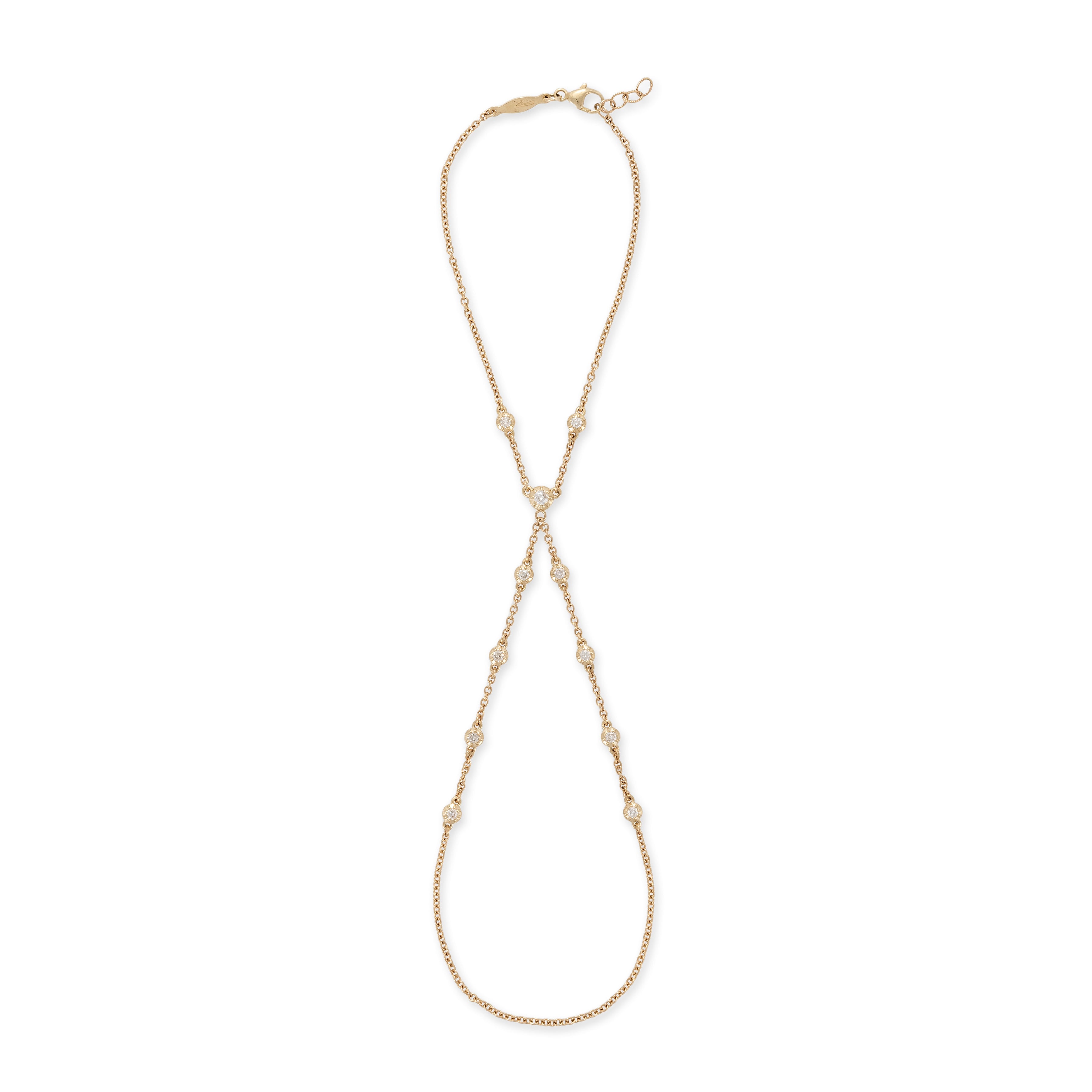 11 Sophia Diamond Double Stem Finger Bracelet