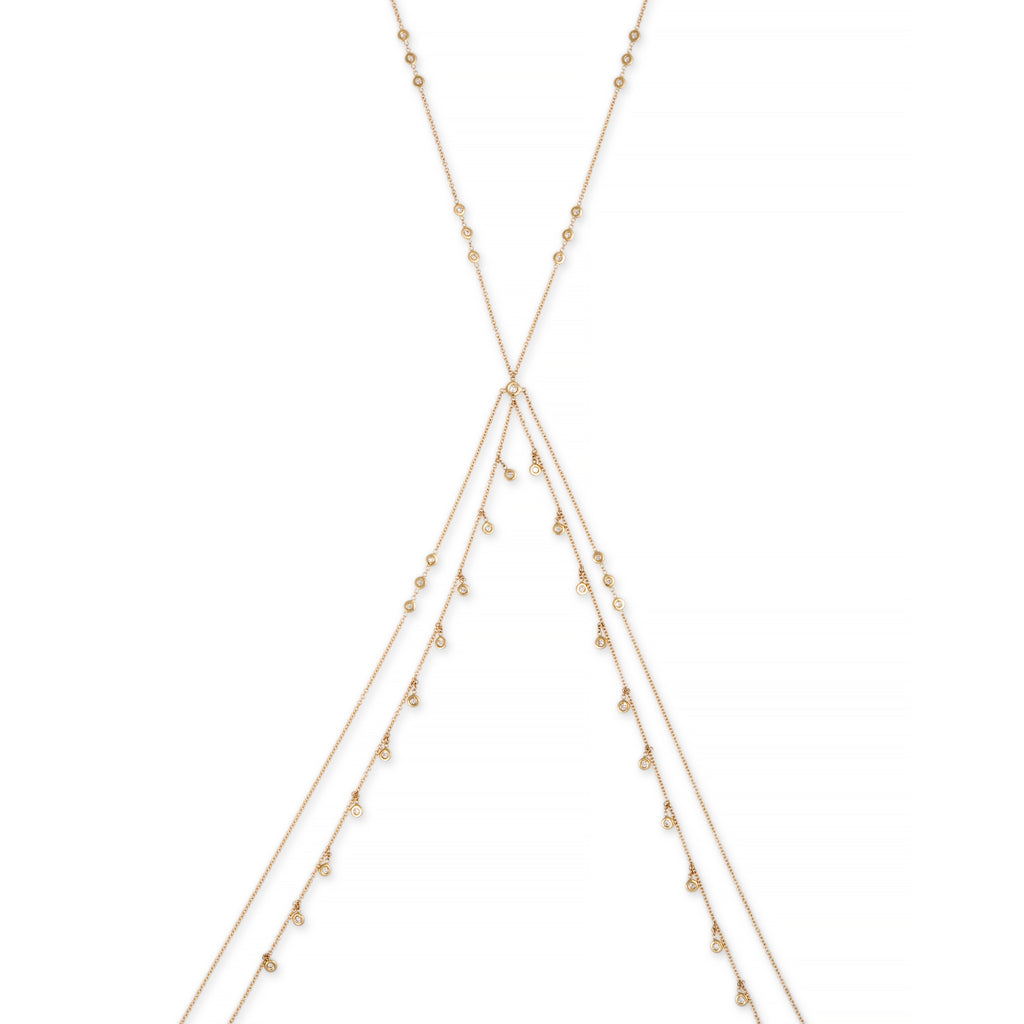 Diamond 2 Row Shaker Bodychain