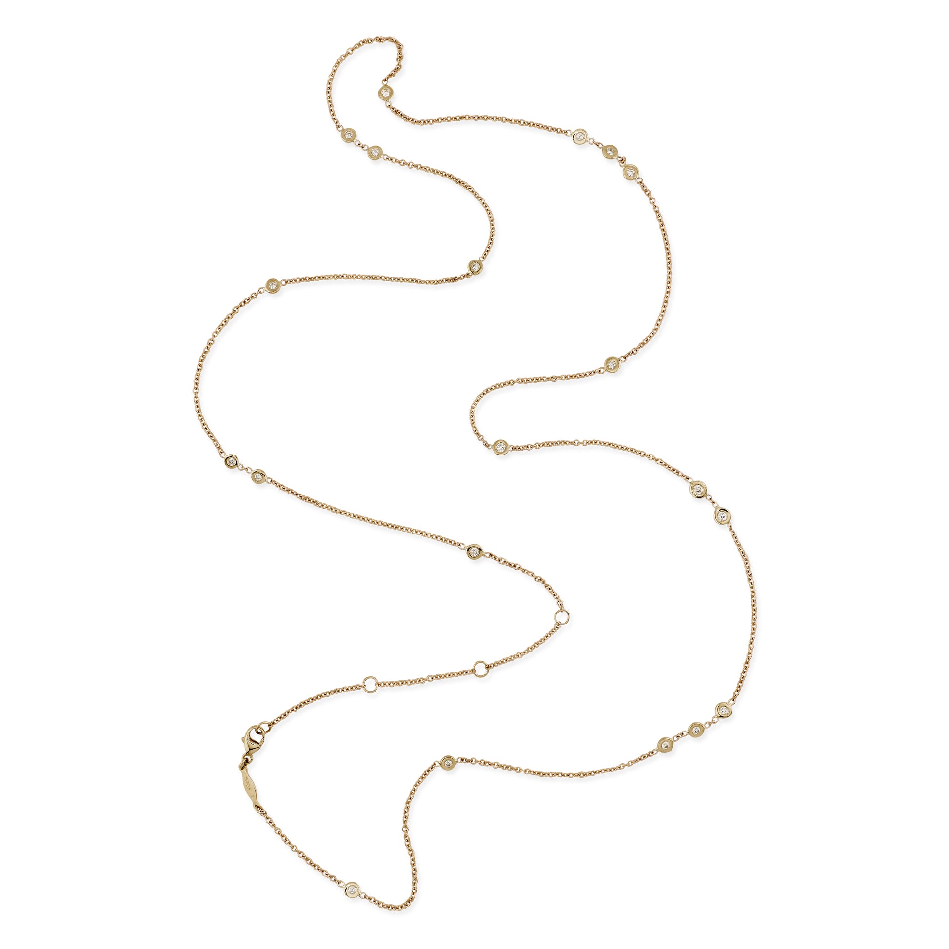 20 Diamond Spaced Out Belly Chain