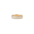 Pave Diamond Spike Spinner Ring