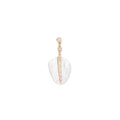 2 Sophia Diamond + Pave Pearl Feather Drop Stud