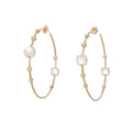 Crystal Quartz + Graduated Sophia Diamond Hoops