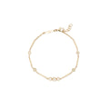 3 Diamond Kate Smooth Bar Bracelet