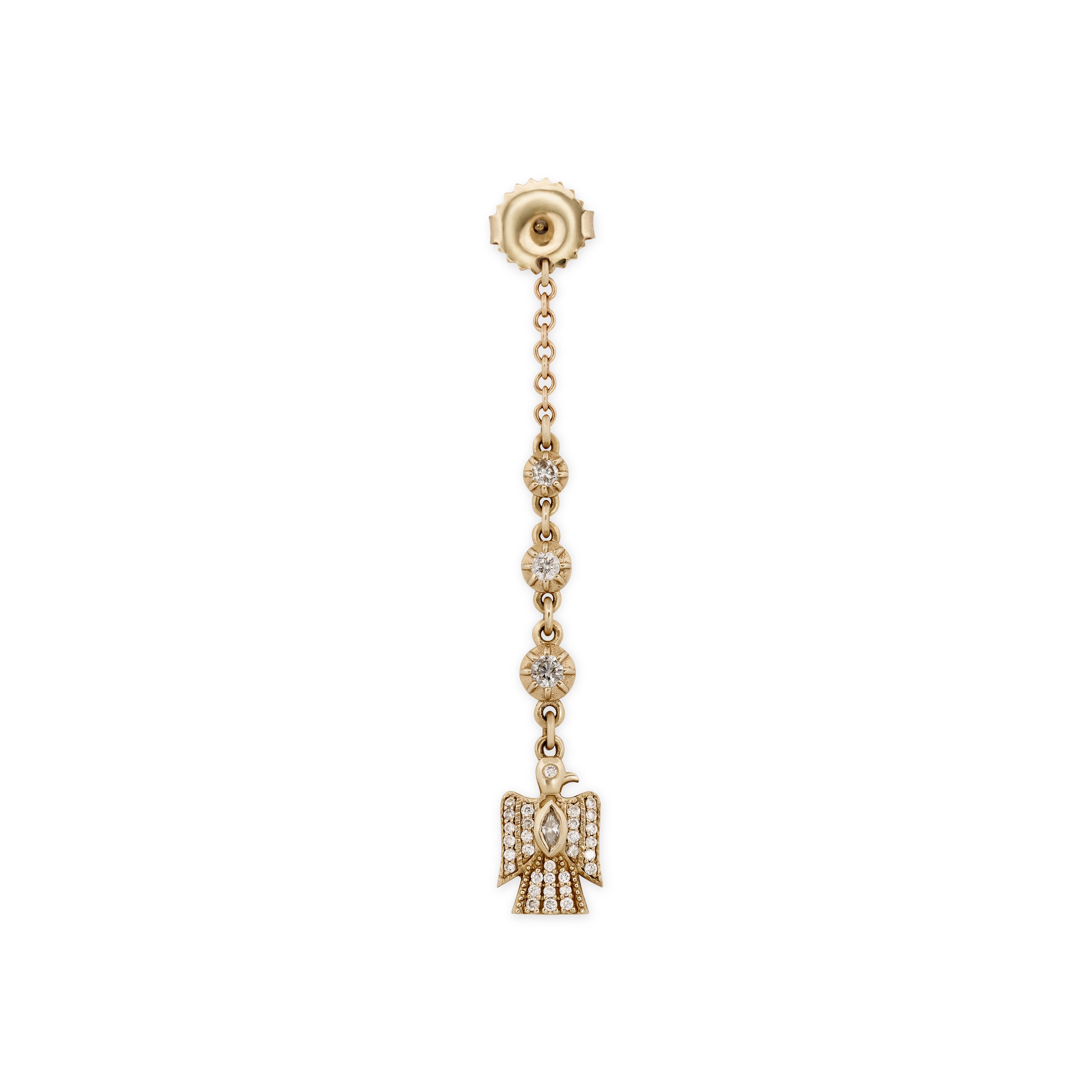 3 Sophia Diamond + Small Pave Thunderbird Earring Back