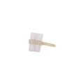 Pave Diamond Raw Kunzite Ring