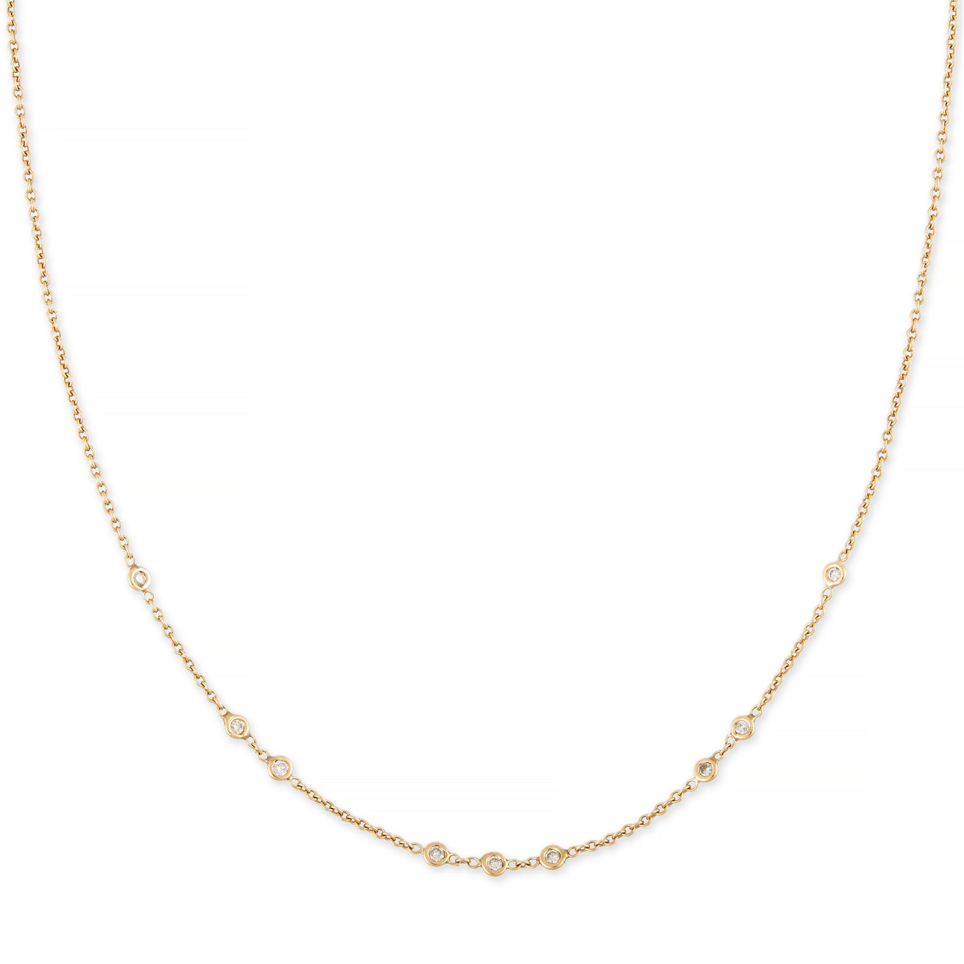 3x2x1 Diamond Choker Necklace